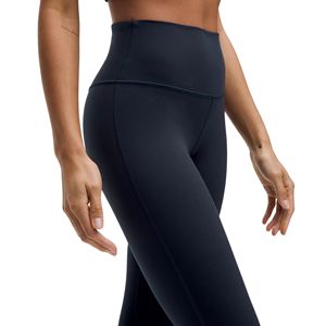Quick Dry Yoga Pants Ladies <b>High</b> Elastic Waist Gym Flared Legs <b>Knee</b> Length Moisture Wicking Anti-Bacterial Workout <b>Tights</b> - Product Image 5