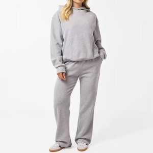 Service OEM, vente en gros de survêtements amples pour femmes, prix de gros, logo personnalisé, ensembles de survêtements amples pour femmes - Product Image 1