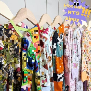 准备发货 RTS 神秘竹制盒子装婴儿睡衣 RTS 竹制儿童服装 婴儿睡衣 婴儿拉链连脚睡衣 - Product Image 5