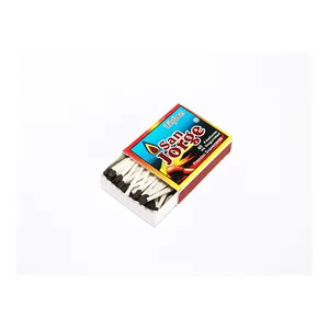 Wax kitchen matches lighters available in size of 70 x 48 x 22 mm with High Quality Creative Checkered Matchbox