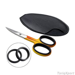 Ciseaux à cuticules professionnels supérieurs en acier inoxydable, courbés et tranchants, avec poignée confortable pour droitiers, logo personnalisé, fabrication en usine - Product Image 6