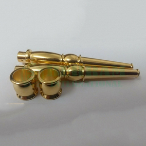Aiguillette de luxe tressée métallique avec embouts métalliques, bicolore or et rouge, personnalisable, accessoires pour uniformes, sur demande OEM - Product Image 3