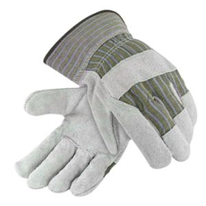 Guantes de Trabajo de Cuero Vacuno Reforzado JNM SAFETY de Canadá, Certificados CE, con Forro Polar y Protección Antivibración - Product Image 4