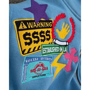 Men's Oversized Acid <b>Wash</b> Hoodie with Custom Logo & Zipper - Product Image 3