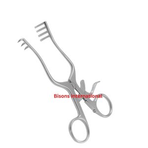 เครื่องมือผ่าตัดแบบใช้ซ้ำได้ชนิดปลายทู่ Weitlaner Retractor สำหรับศัลยกรรมกระดูก ทำจากสแตนเลสสตีล ยี่ห้อ BISONS ขายส่ง ได้รับมาตรฐาน CE - Product Image 3