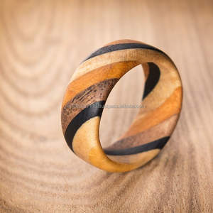 Eco friendly wooden napkin ring for sustainable <b>kitchen</b> <b>accessories</b> with unique handcrafted artisanal touch - Product Image 4