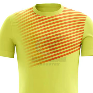 Maillot de football d'été respirant et léger pour hommes, manches courtes, 100% polyester, vêtements d'extérieur - Product Image 4