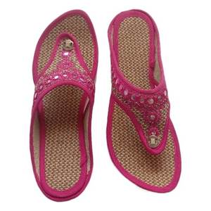 Chaussures d'été indiennes en lin naturel, robustes, pour homme et femme, ton neutre, usage quotidien - Product Image 1