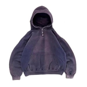 Sudadera con Capucha de Felpa 100% Algodón, Doble Cierre, Transpirable, 280g, Corte Regular, Lavada, con Logotipo de Marca Personalizado en la Parte Delantera, Última Colección de Primavera - Product Image 1