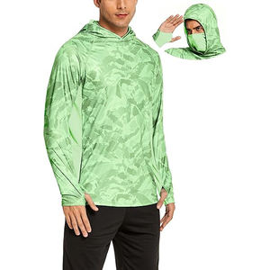 เสื้อฮู้ดลายพรางแบบมีฮู้ดสำหรับผู้ชาย ผ้าฝ้ายผสมโพลีเอสเตอร์ มีเชือกผูกด้านใน กระเป๋าจิงโจ้ ลายตาราง - Product Image 1