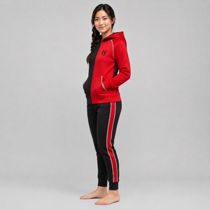 Women Tracksuit Stylish Sportswear Set with <b>Jacket</b> and Pants for Fitness Running and Casual Wear Women Tracksuit Winter Use - Product Image 3