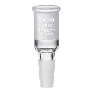 Adaptateur réducteur Corning PYREX avec raccords coniques standard pour verrerie de laboratoire - Product Image 1