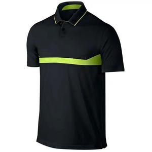 Polo de Manga Corta Azul Marino para Hombre, Corte Regular, Deportivo, Tejido de Punto, Secado Rápido, Diseño de Color Sólido - Product Image 4