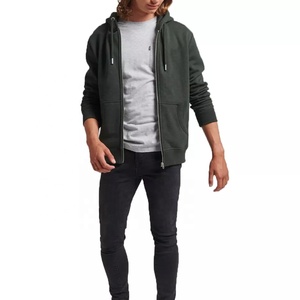 Sudaderas con capucha lisas de poliéster para hombre con logotipo personalizado al por mayor de fábrica 2023, diseño forrado de gran tamaño para imprimir - Product Image 1