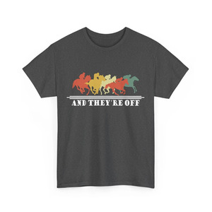 เสื้อยืดผ้าฝ้ายเนื้อนุ่มสำหรับขี่ม้าสำหรับผู้ชาย - Product Image 1