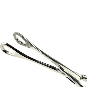 Pinzas de Espuma Reutilizables de Acero Inoxidable Forster, con Certificación CE, Autoblocantes, con Mandíbula Curva Lisa, 24.5 cm - 9 3/4 pulgadas, Precio Económico - Product Image 4