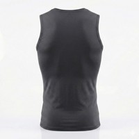 Débardeur de compression pour homme, séchage rapide, respirant, écologique, 100% coton, ajusté pour la musculation, 220g, tricoté, OEM