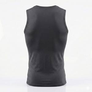 Camiseta de Compresión para Hombre, Secado Rápido, Transpirable, Ecológica, 100% Algodón, Ajustada, para Gimnasio y Fisicoculturismo - Product Image 2