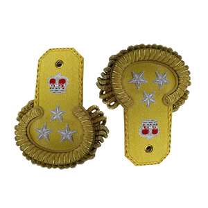 Épaulettes Cérémonielles Haut de Gamme Écologiques 3D Personnalisables avec Logo et Couleurs au Choix – En Vente - Product Image 5