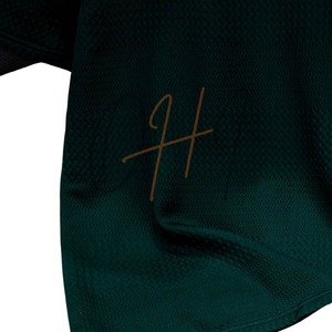 T-shirt Homme Oversize à Manches Courtes Vert Foncé avec Imprimé Lettres sur le Devant, Tricoté 100% Coton, Coupe Décontractée, Séchage Rapide, Écologique - Product Image 5