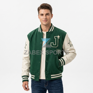 Chaqueta Urbana de Invierno para Hombre, Cómoda para Uso Diario, Chaqueta de Béisbol Moderna Personalizada para Hombre, Cuero PU de Primera Calidad - Product Image 4