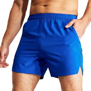 Shorts de jogging décontractés pour hommes en coton 100% de haute qualité, séchage rapide, respirants, avec logo personnalisé - motif uni - Product Image 1
