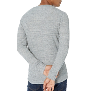 Commande en gros de t-shirts Henley personnalisés pour hommes, service OEM de marque privée, t-shirts Henley à manches longues pour femmes - Product Image 2