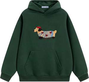 Sweat à capuche pour homme en coton 100% épais, tissu molletonné français de qualité supérieure, manches raglan, coupe ample, logo personnalisé imprimé - Product Image 1