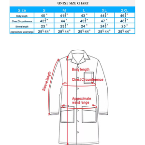 Blouse de laboratoire médicale anti-acide 100 % coton, unisexe, fabriquée au Pakistan - Product Image 6