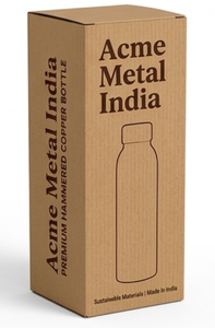 Hammered Pure Copper Water <b>Bottle</b> Drinkware Eco Friendly Daily Use Water <b>Bottle</b> Leakproof <b>Flask</b> for Home Office School Travel - Product Image 6