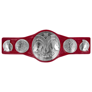 WWE Tag Team Championship Belt Premium Customizable Red Strap High-Quality Wrestling Title Trophy - Product Image 1