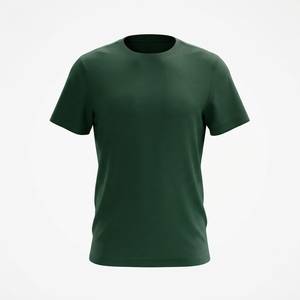 เสื้อยืดผู้ชายขายดีจาก High Manufactures ผ้าฝ้ายทอ 100% บริการ OEM สีพื้น สวมใส่สบาย ไม่ยับ - Product Image 2