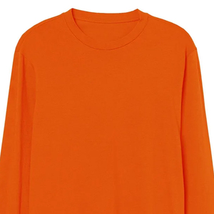เสื้อยืดแขนยาวสำหรับผู้ชายเสื้อคอกลมแขนยาวผ้าคอตตอนแบบสตรีท - Product Image 6