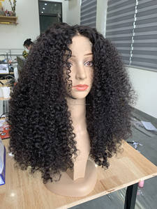 Perruque bouclée super double tirée, fabriquée à partir de cheveux vierges vietnamiens Remy 100% naturels, trame unique - Product Image 5