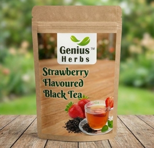 Highland Strawberry Black <b>Tea</b> Bag Bold Black <b>Tea</b> with Ripe Strawberry Taste Export Grade Ideal for Hotels Cafes Retail - Product Image 1