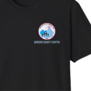 T-shirt en coton doux à col rond et manches courtes, vêtements décontractés à la mode pour tous les jours, Johnson County - Product Image 2