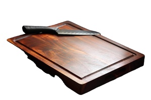 Tabla de cortar de cocina de madera de acacia de uso doméstico Premium tabla de cortar y servir queso duradera multiusos - Product Image 2