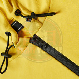 Conjuntos de Shorts de Dos Piezas de Alta Calidad al Por Mayor, Color Amarillo Liso, con Cierre de 1/4, Ropa Deportiva de Gimnasio, Estilo Urbano Casual de Verano - Product Image 5