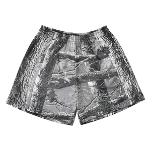 กางเกงขาสั้นผู้ชายขายดี ราคาส่ง เอวกลาง ผ้าอ๊อกซ์ฟอร์ดวินเทจ หนานุ่ม 100% โพลีเอสเตอร์ คุณภาพสูง - Product Image 1