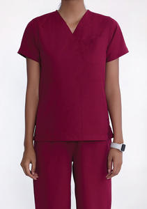 Tenues médicales personnalisées à manches courtes pour l'été, en 2 pièces, pour infirmières, esthéticiennes, dentistes, salons de beauté, médecins, hôpitaux, uniformes de dentiste - Product Image 6