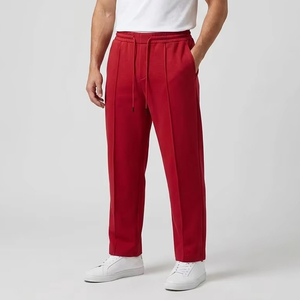Men's Fleece Sweatpants Oversize <b>Trouser</b> Fleece Jogger Pants Men High Drawstring Waist Winter Sweatpants Mens - Product Image 1
