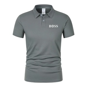 Chemise Homme Blanche Unie à Manches Courtes Respirante Séchage Rapide Tricotée Décontractée Uniforme Logo Personnalisé ODM - Product Image 2