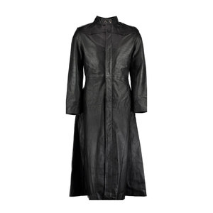 Abrigo Largo de Cuero PU para Hombre, Estilo Gótico, Color Negro, Duradero, Calidad Premium, 2026 - Product Image 1