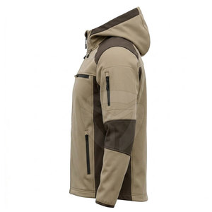Lightweight <b>Men's</b> Softshell Winter <b>Jacket</b> Full Zip Outdoor Clothing With Modern Fit For Hiking <b>Cycling</b> and Travel - Product Image 3