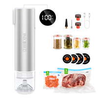Scelleuse sous vide portable Inkbird KZ-100, directement de l'usine, avec bouchons à vin et aiguille à bille, rechargeable Type-C