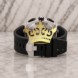 Premium Luxury Moissanite Diamond Bracelet Watch Men Full Stone Setting Watch - Product Image 2