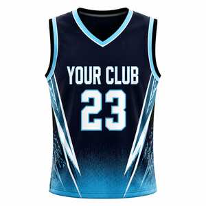 Conjunto de Uniforme de Baloncesto TriPro Sublimado Personalizado, 100% Poliéster, Jersey sin Mangas con Cuello en V, Pantalones Cortos de Malla Transpirable de Secado Rápido - Product Image 2