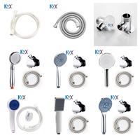 Ensemble de douche mural portable moderne en plastique de haute qualité et longue durée de vie avec jet doux pour usage familial quotidien