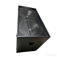 Sistem Suara Bass PA Daya Tinggi 1600w dengan Subwoofer Ganda 18 Inch untuk Konser Luar Ruangan, Speaker Panggung Profesional