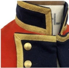 Men's <b>Red</b> <b>Wool</b> Uniform Coat Long Sleeve Double Breasted Stand Collar Vintage Style Outerwear - Product Image 6
